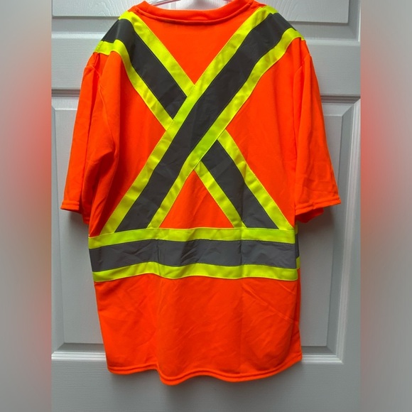 HOLMES Workwear High-Visibility Short Sleeve T-Shirt Small - Picture 6 of 6